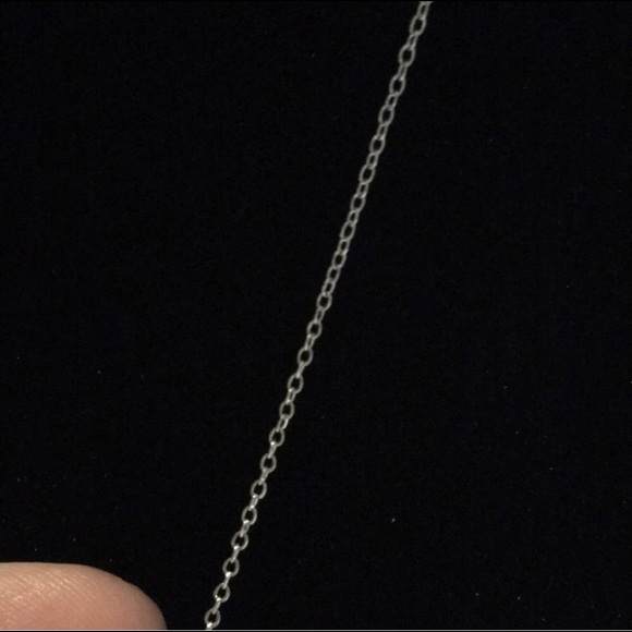 SS Diamond Heart 🖤 Accent Pendant Necklace NWOT - Picture 6 of 9